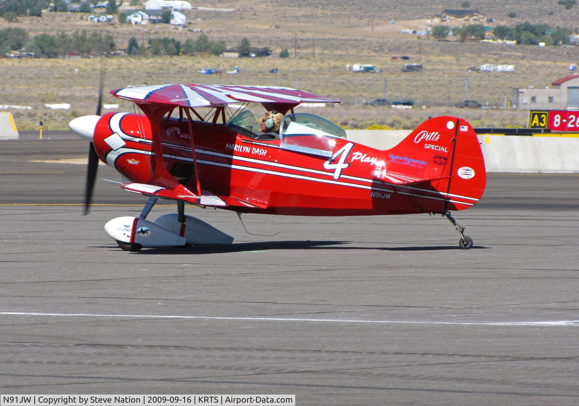 N91JW, 1974 Aerotek Pitts S-1S Special C/N 1-0023, Race #4 as 