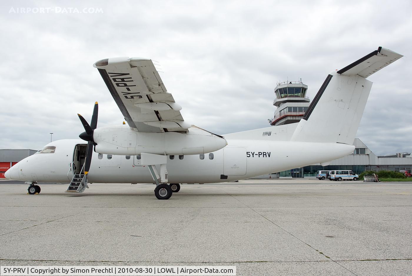 5Y-PRV, 1989 De Havilland Canada DHC-8-102 Dash 8 C/N 185, 5Y-PRV @ Linz Airport