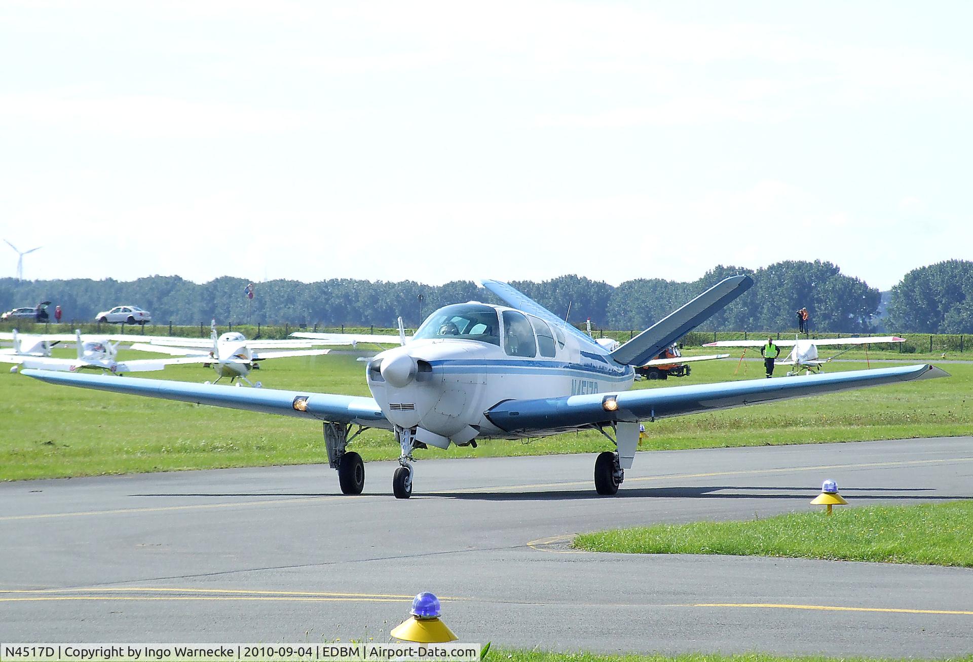 N4517D, Beech G35 Bonanza C/N D-4650, Beechcraft G35 Bonanza at the 2010 Air Magdeburg