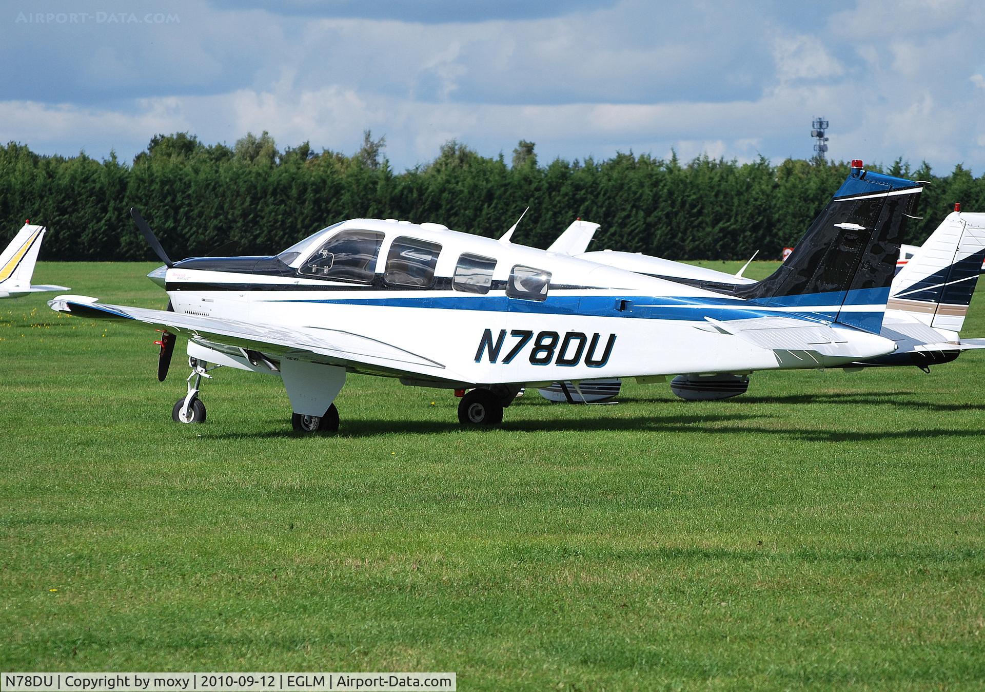 N78DU, Hawker Beechcraft Corp G36 Bonanza C/N E-3897, Beech G36 Bonanza at White Waltham