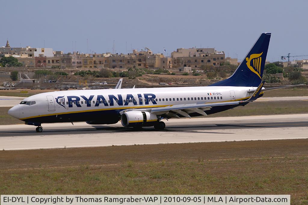 EI-DYL, 2008 Boeing 737-8AS C/N 36574, Ryanair Boeing 737-800