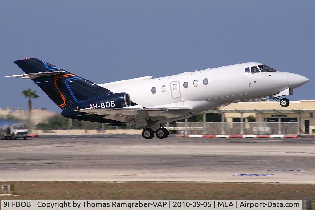 9H-BOB, 1988 British Aerospace BAe.125-800B C/N 258115, Orion Malta Ltd. Raytheon Hawker (BAe 125)