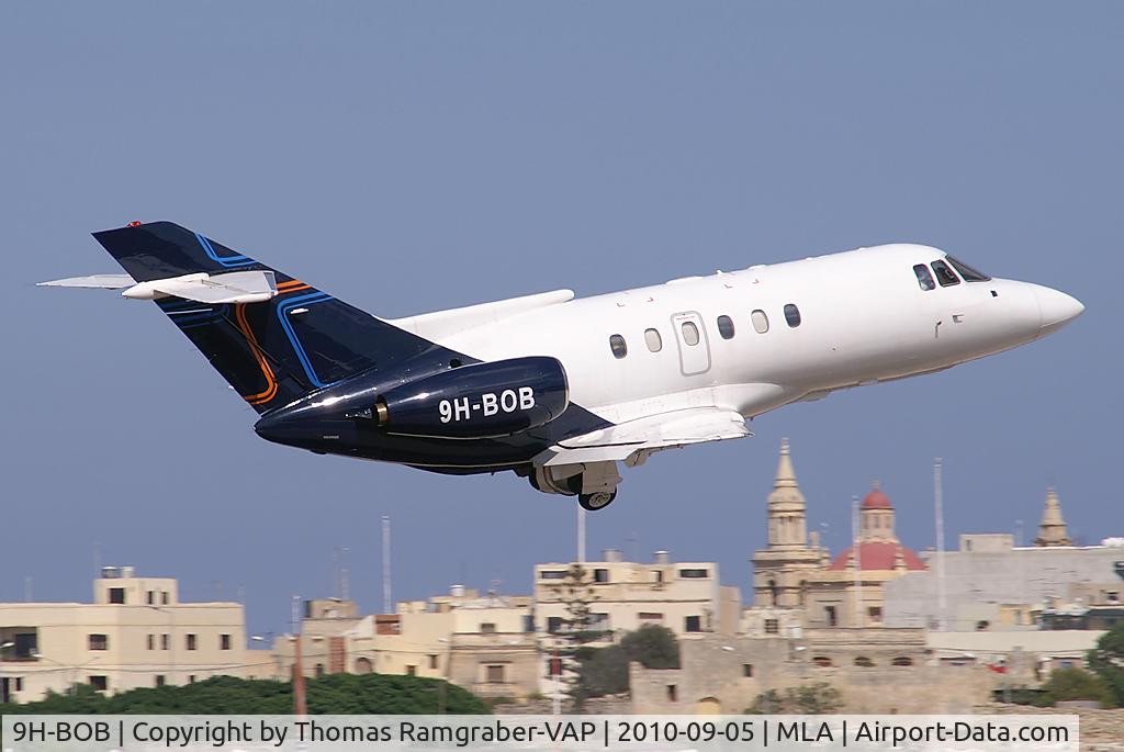 9H-BOB, 1988 British Aerospace BAe.125-800B C/N 258115, Orion Malta Ltd. Raytheon Hawker (BAe 125)