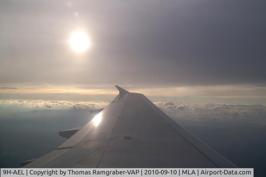 9H-AEL, 2004 Airbus A319-111 C/N 2332, Air Malta Airbus A319 (inflight MLA-VIE)