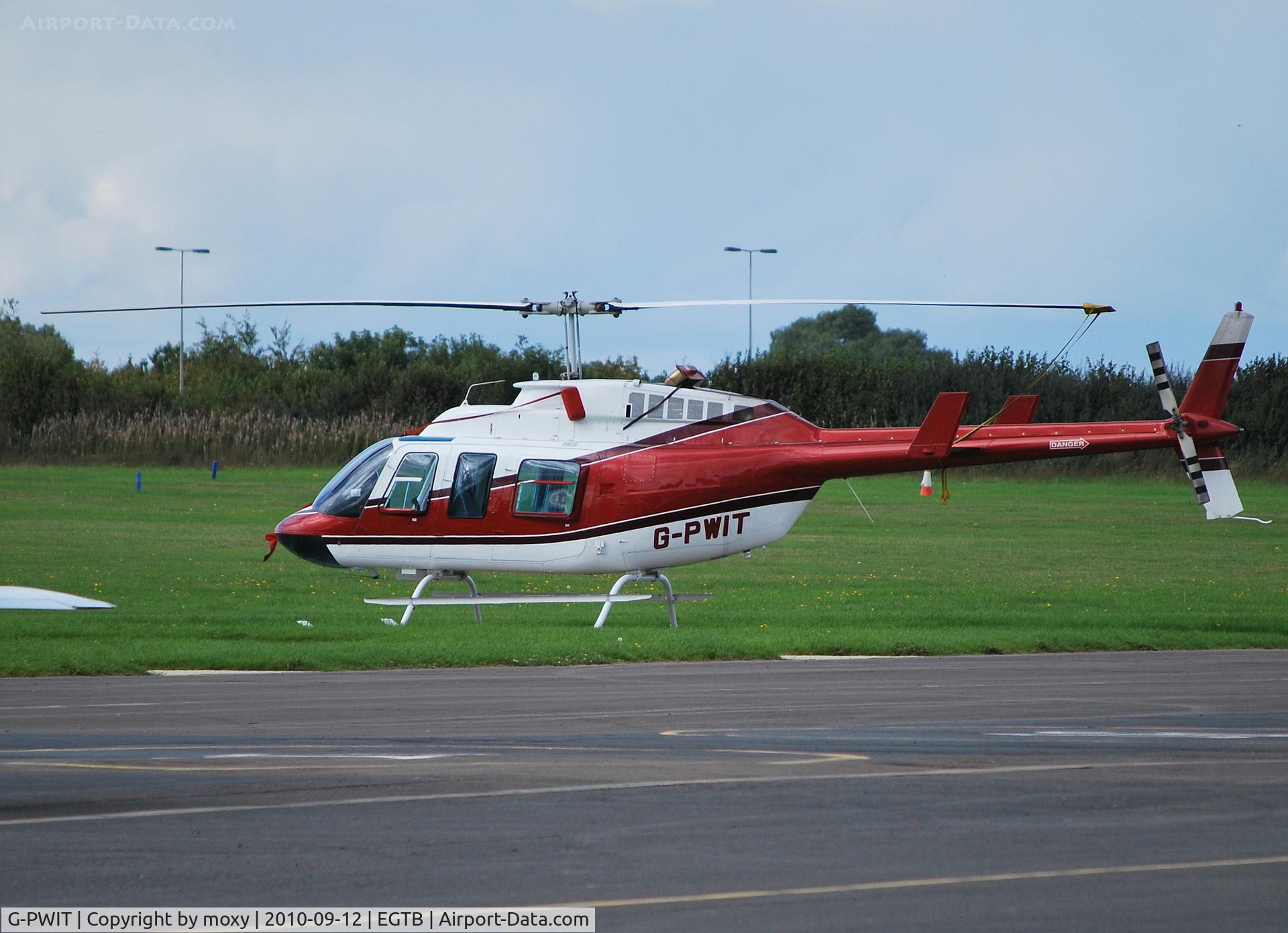 G-PWIT, 1978 Bell 206L-1 LongRanger II C/N 45193, Bell 206L-1 Long Ranger ex D-HHSW at Wycombe Air Park