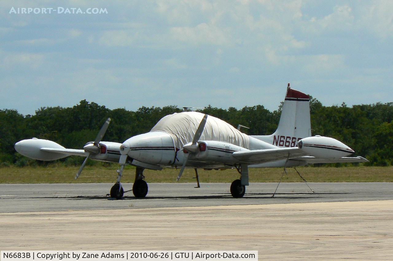 N6683B, 1958 Cessna 310C C/N 35783, At Georgetown Municipal, TX