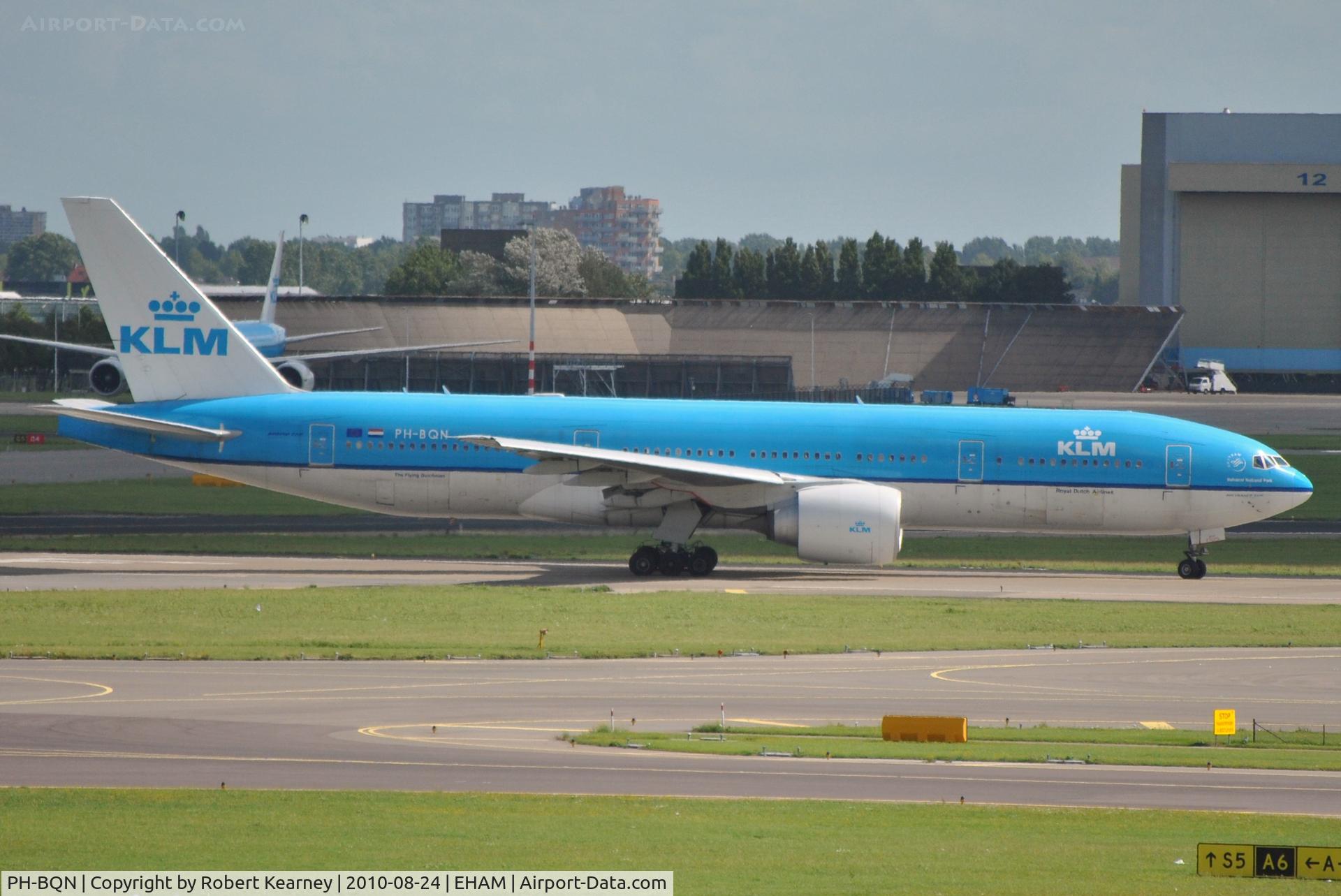 PH-BQN, 2006 Boeing 777-206/ER C/N 32720, Yet another KLM heavy lining up for take off