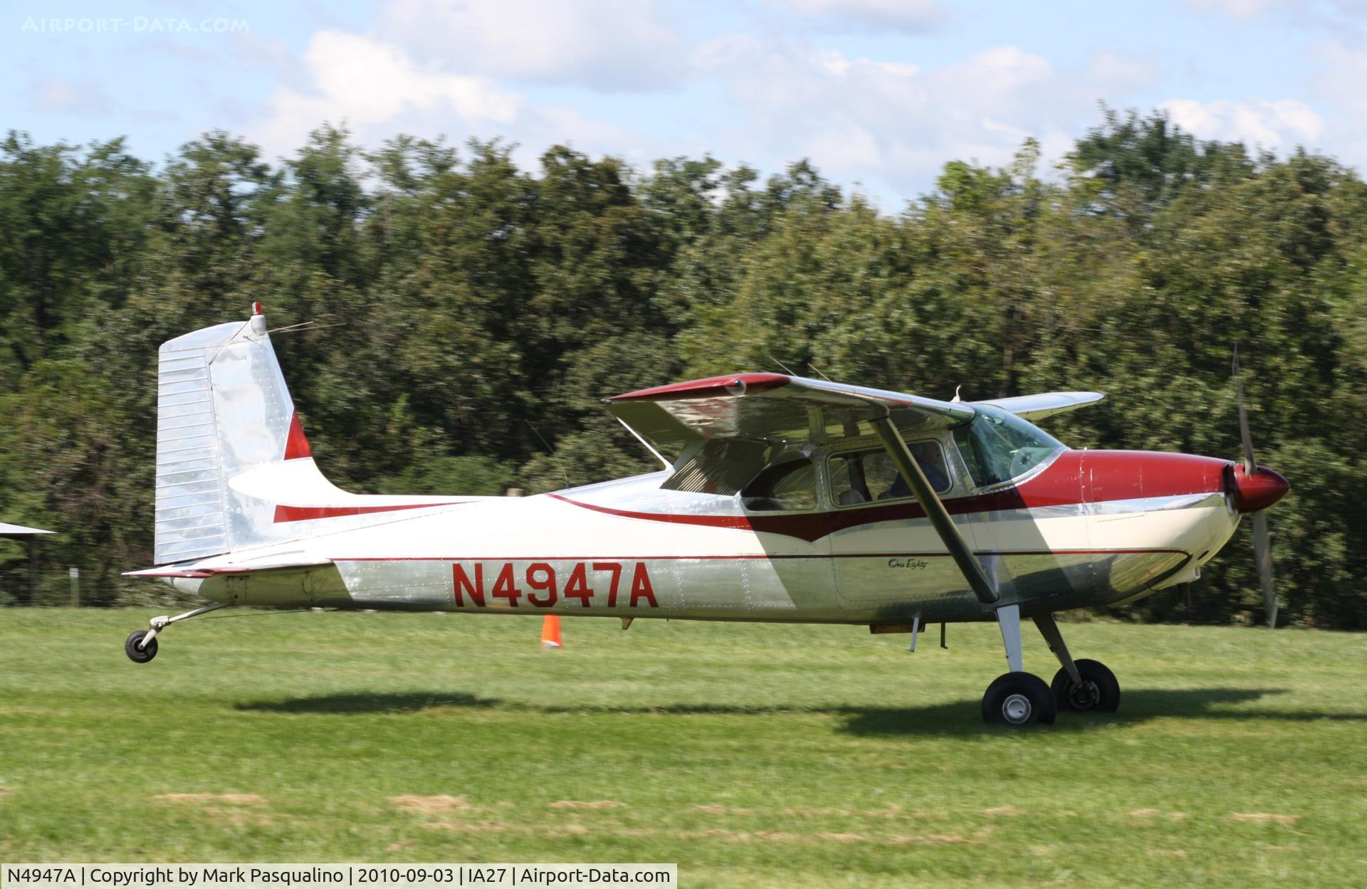 N4947A, 1956 Cessna 180 C/N 32344, Cessna 180