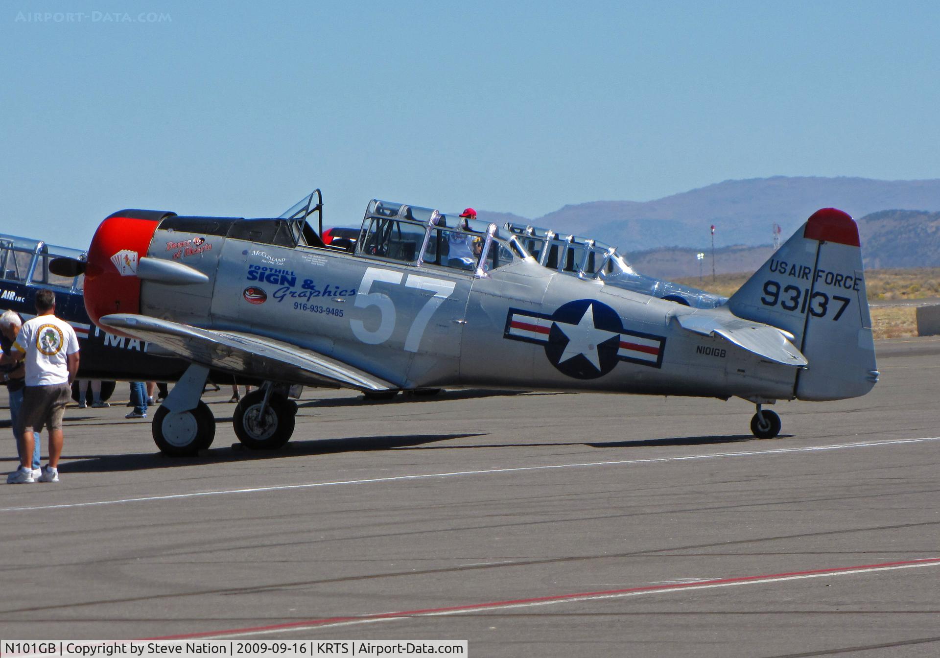 N101GB, 1951 North American AT-6G Texan C/N 168-241 (49-3137), Race #57 AT-6G U.S. Air Force 49-3137 