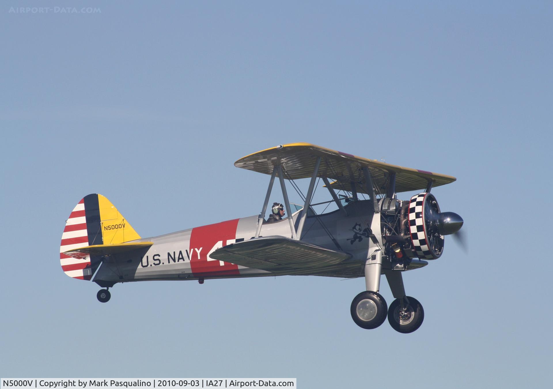 N5000V, 1942 Boeing E75 C/N 75-5154, Stearman