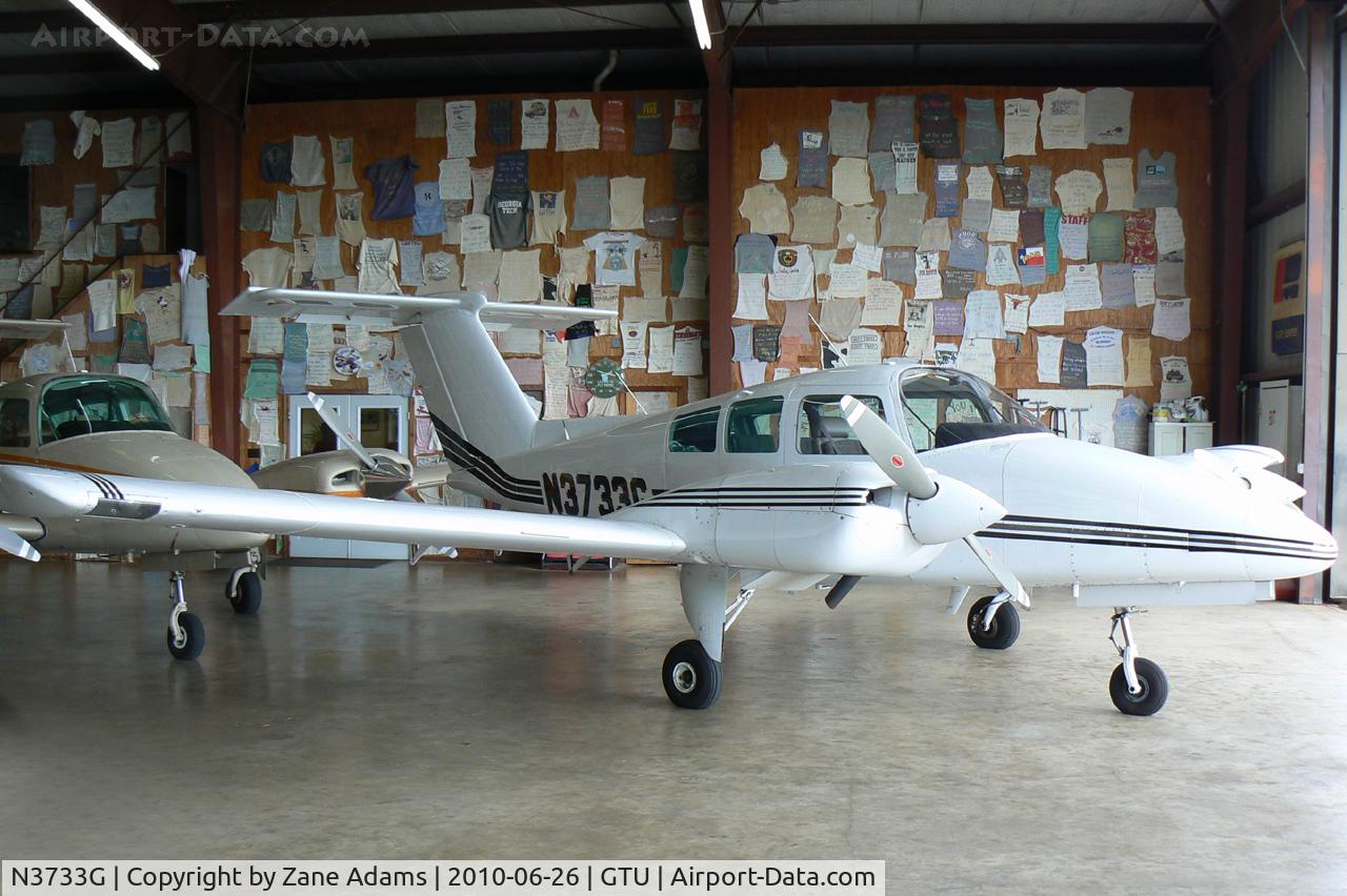 N3733G, 1980 Beech 76 Duchess C/N ME-364, At Georgetown Municipal, TX