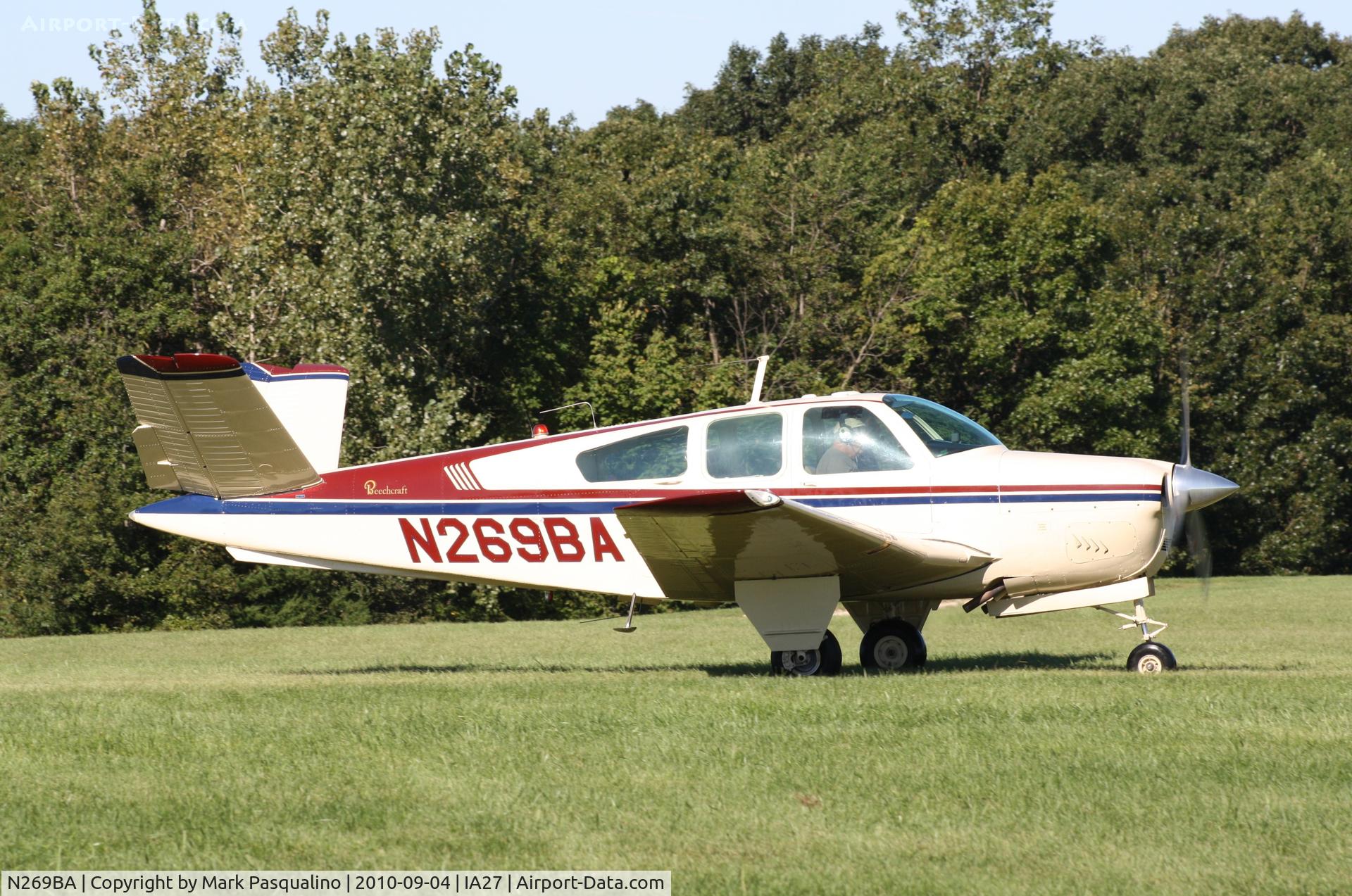 N269BA, 1958 Beech J35 Bonanza C/N D-5618, Beech J35