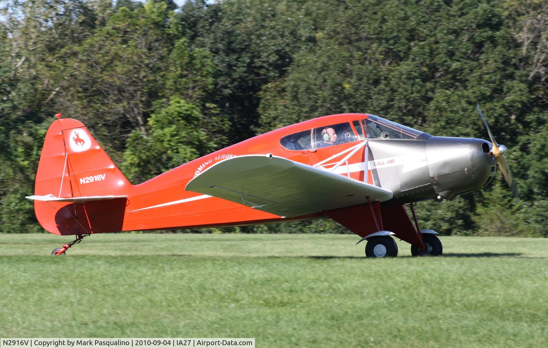 N2916V, 1951 Callair A-2 C/N 132, Callair A-2