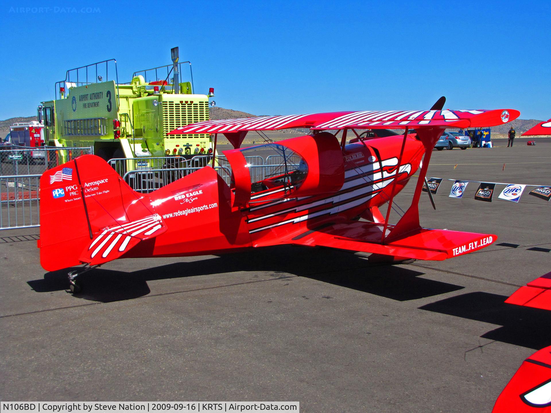 N106BD, 2003 Christen Eagle II C/N BR001, Red Eagle Airshows 2003 Roetman Ryland K Jr EAGLE @ 2009 Reno Air Races 