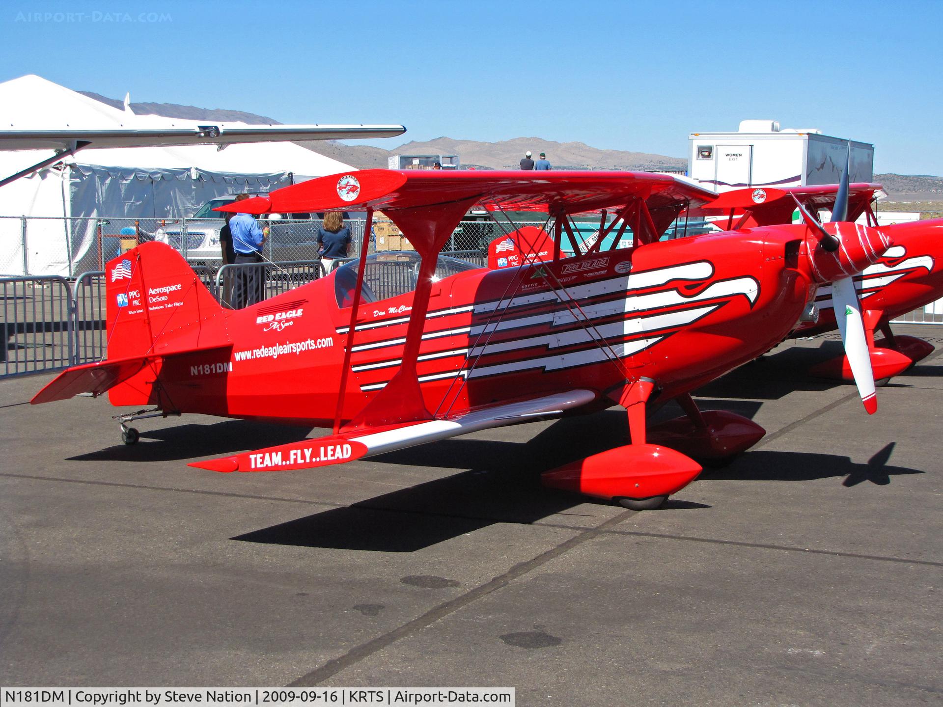 N181DM, 2001 Christen Eagle I C/N M002, Red Eagle Airshows 2001 Mcclung Daniel W CHRISTEN EAGLE I @ 2009 Reno Air Races