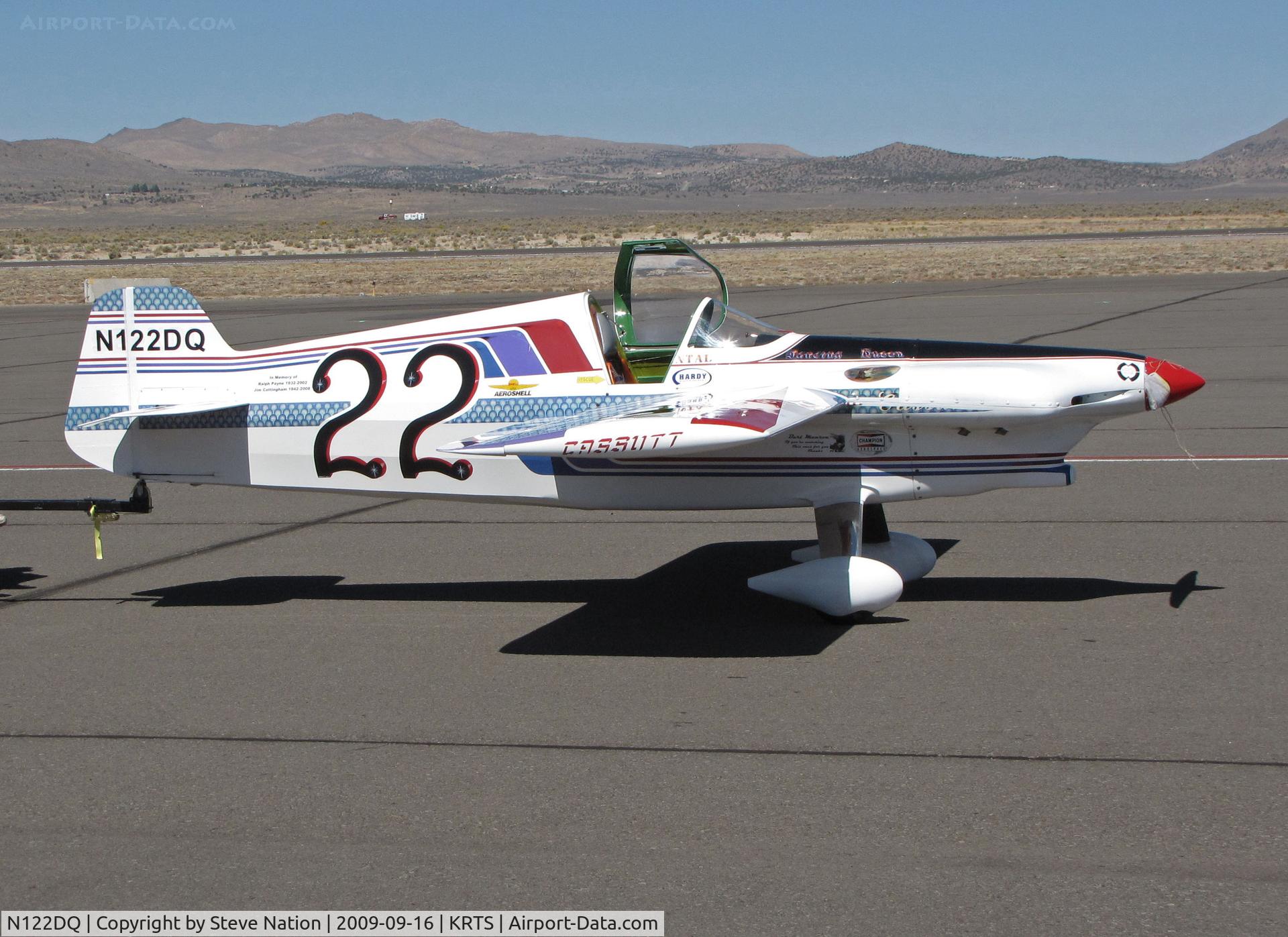 N122DQ, 1981 Cassutt IIIM C/N 589-12, Race #22 1981 Cassutt III M for Formula I Class @ 2009 Reno Air Races
