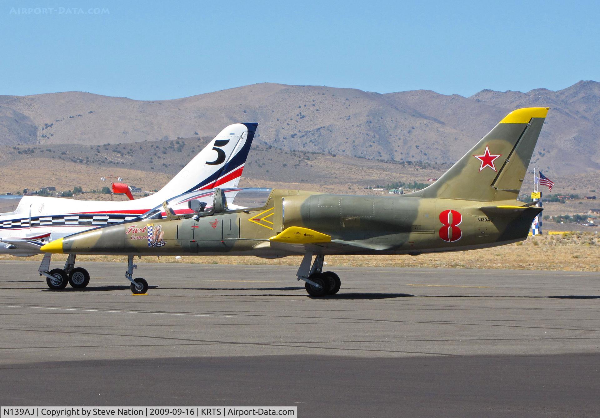 N139AJ, 1974 Aero L-39 Albatros C/N 330214, Race #8 1974 Aero Vodochody L-39 