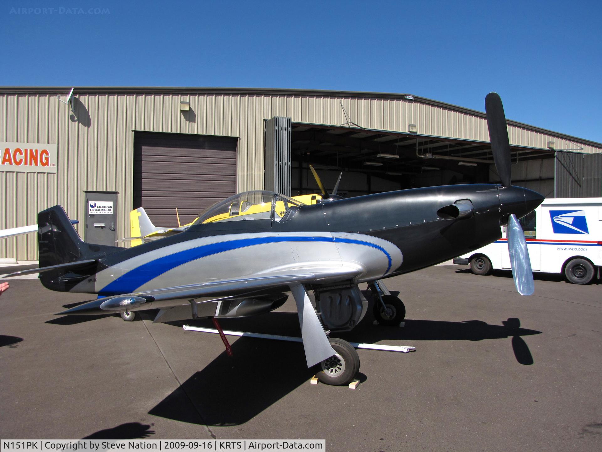 N151PK, 2008 Papa 51 Thunder Mustang C/N 028, Kirch THUNDER MUSTANG on Sport Class ramp @ 2009 Reno Air Races (no race #)