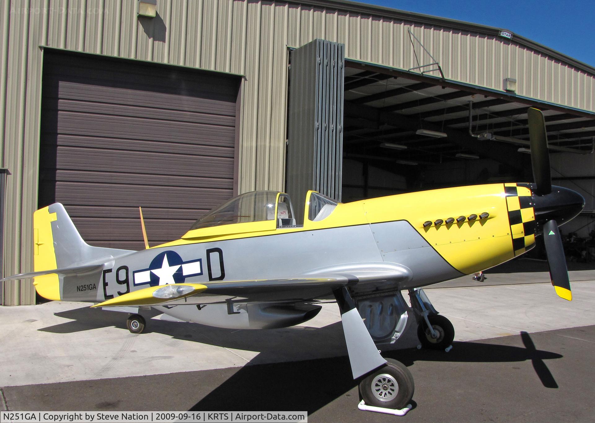 N251GA, 2007 Papa 51 Thunder Mustang C/N AITM016, 2007 Papa 51 Ltd Co THUNDER MUSTANG as USAAC 