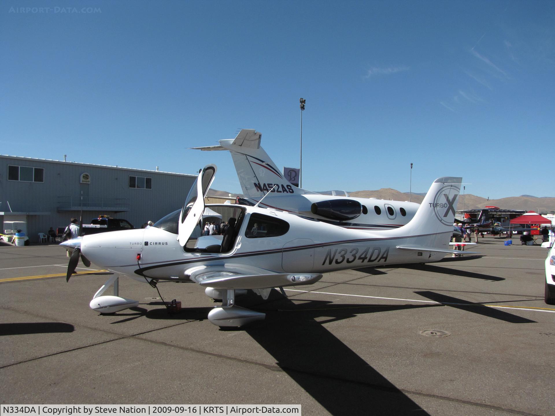 N334DA, Cirrus SR22X Turbo C/N 3396, Cirrus Design SR22 Turbo X company demonstrator @ 2009 Reno Air Races