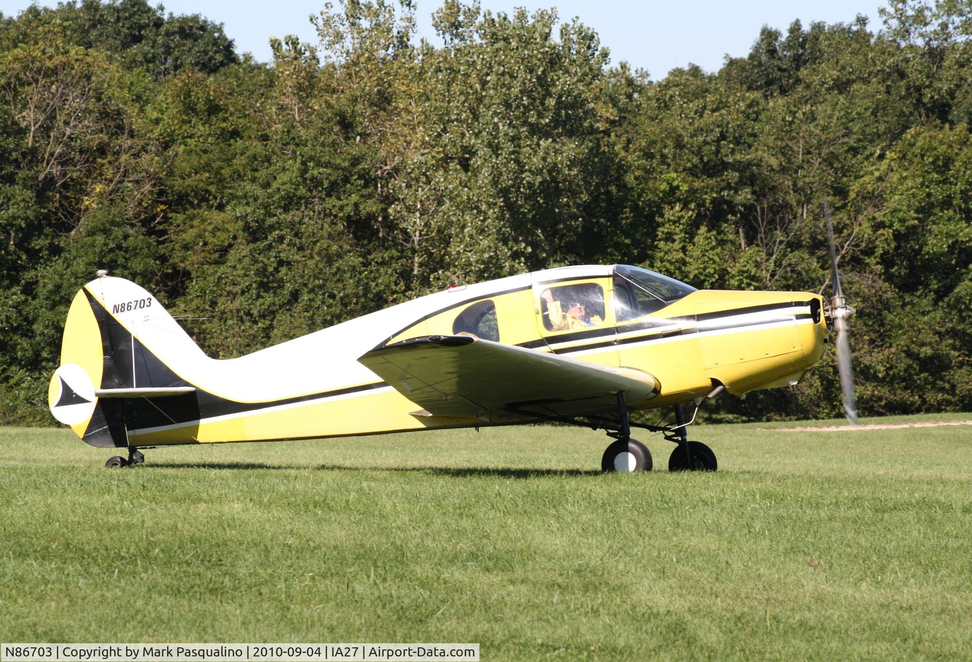 N86703, 1946 Bellanca 14-13 Cruisair Senior C/N 1064, Bellanca 14-13