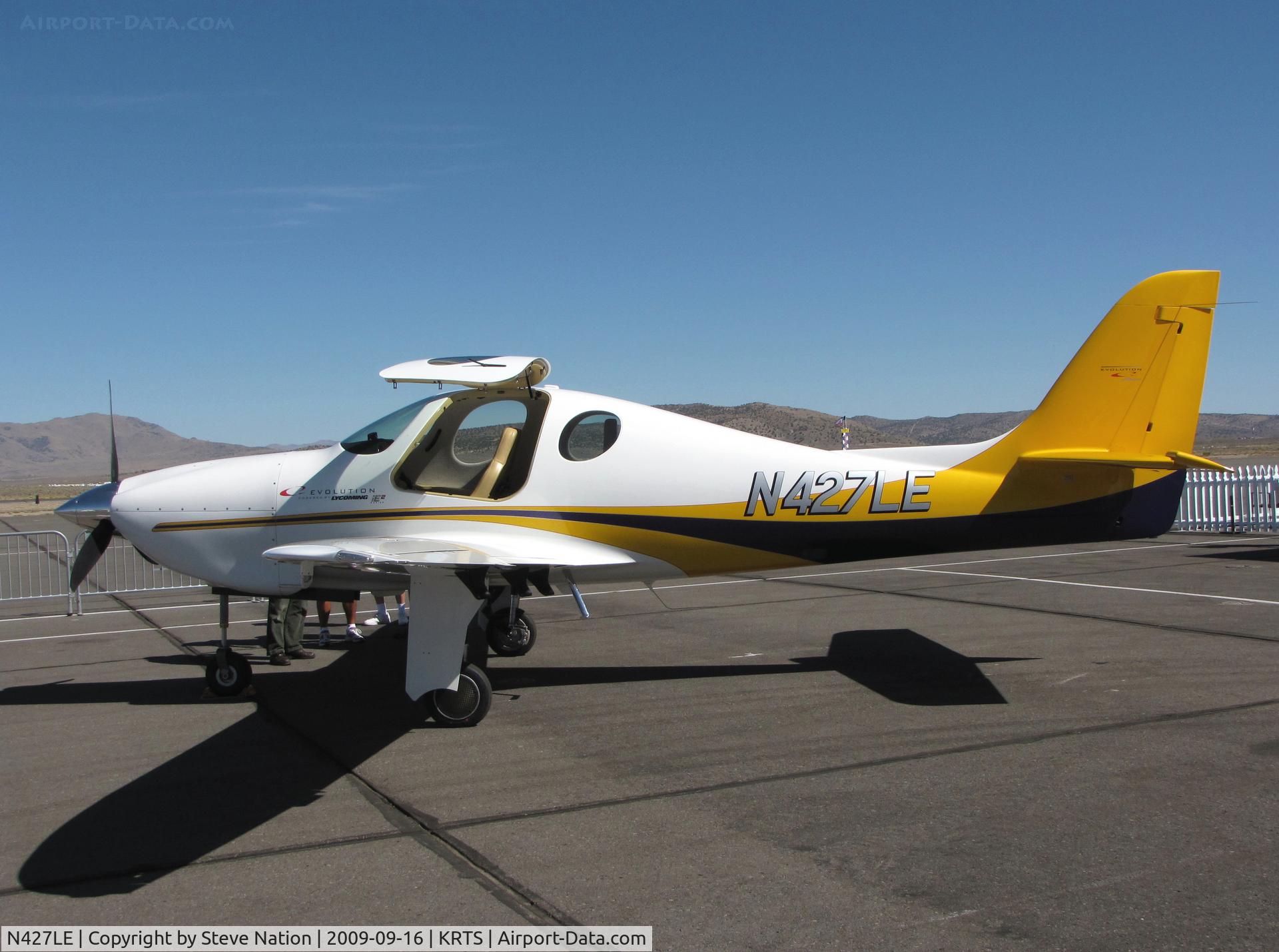 N427LE, Lancair Evolution C/N EVO-002, Company demo Bartels Joseph LANCAIR EVOLUTION @ 2009 Reno Air Races -