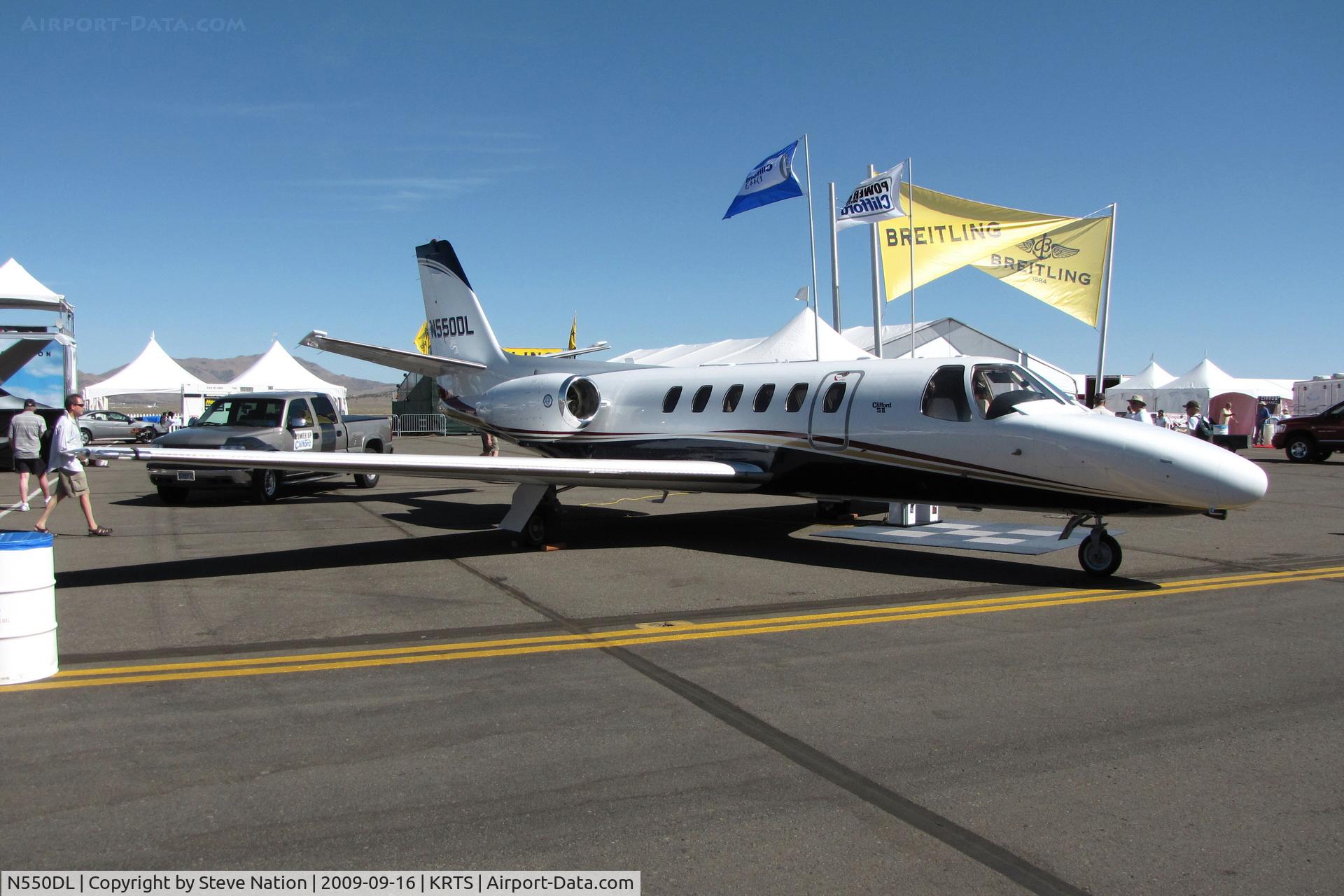 N550DL, 1988 Cessna S550 Citation IIS C/N S550-0155, 1988 Cessna S550 @ 2009 Reno Air Races -