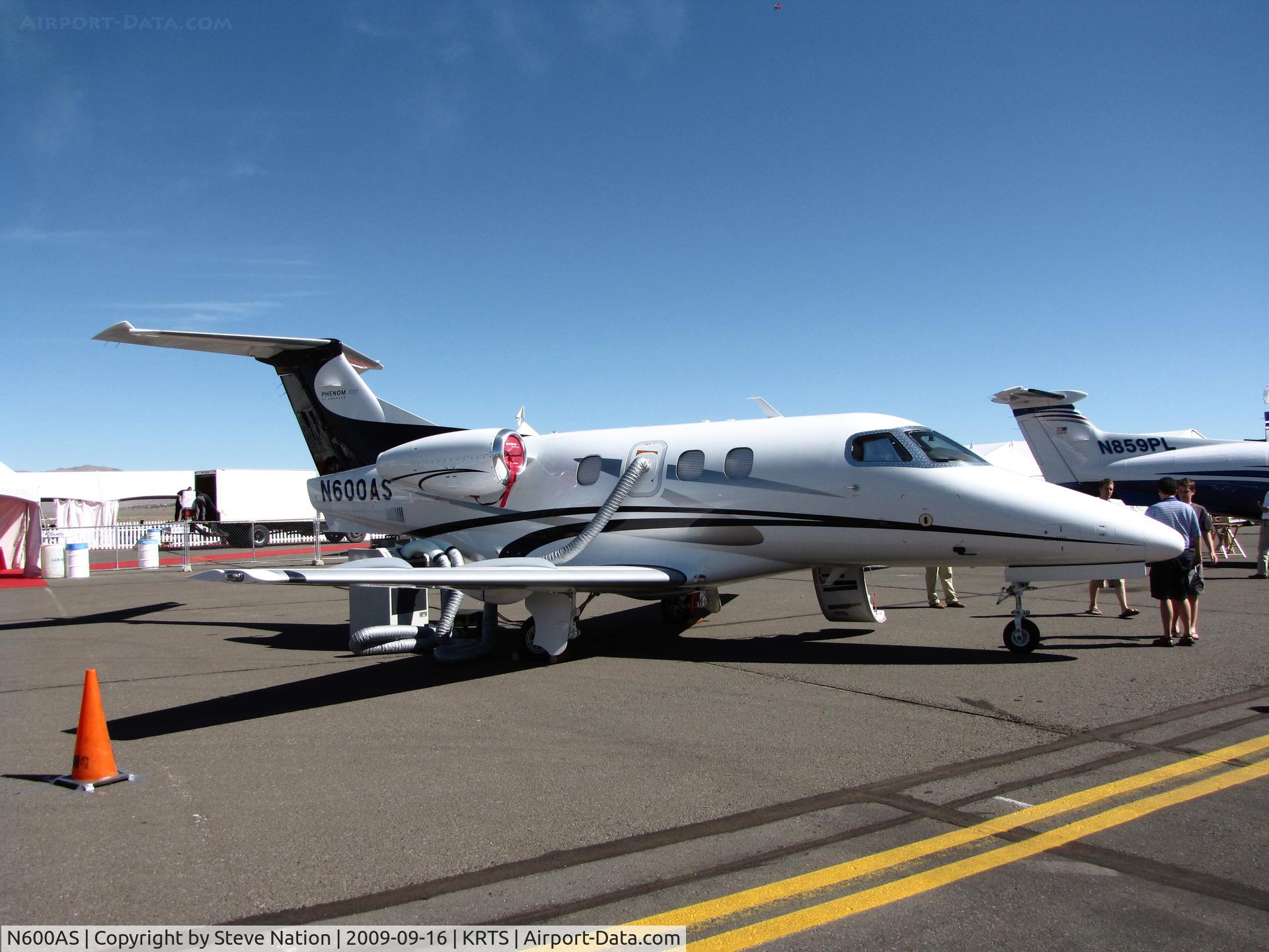 N600AS, 2009 Embraer EMB-500 Phenom 100 C/N 50000018, EMB-500 Company demo aircraft @ 2009 Reno Air Races -