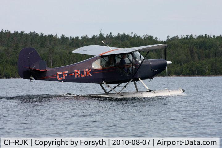 CF-RJK, 1946 Aeronca 7AC Champion C/N 7AC-1992, Champ getting ready to depart Lake Temagami (TM2)