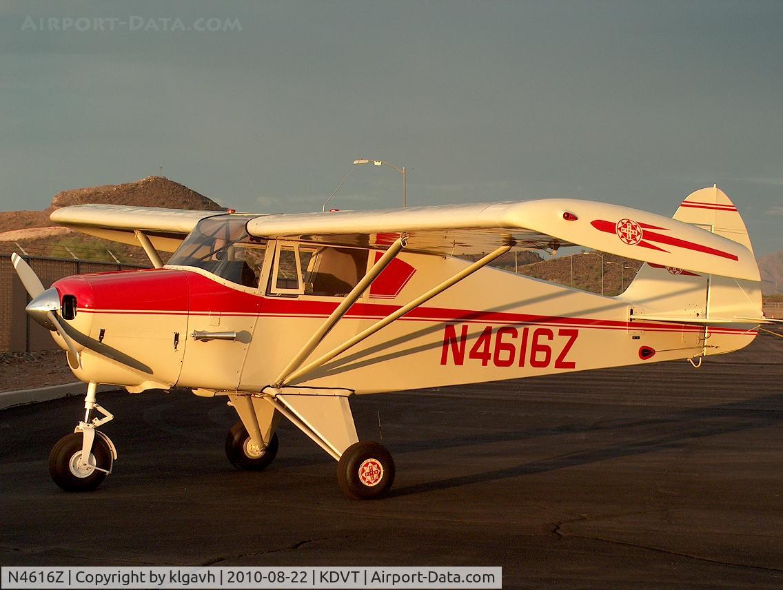 N4616Z, 1961 Piper PA-22-108 Colt C/N 22-8130, After Frame up Restoration first flight 08/01/2010
