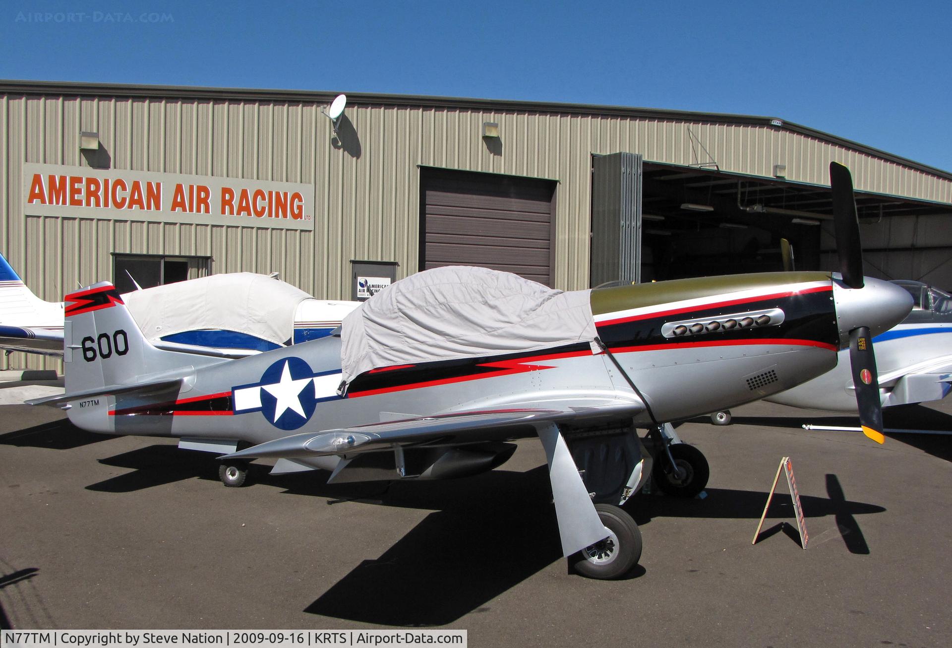 N77TM, 2002 Papa 51 Thunder Mustang C/N 014, Race #600 2002 Eveland William A THUNDER MUSTANG USAAC cs @ 2009 Reno Air Races