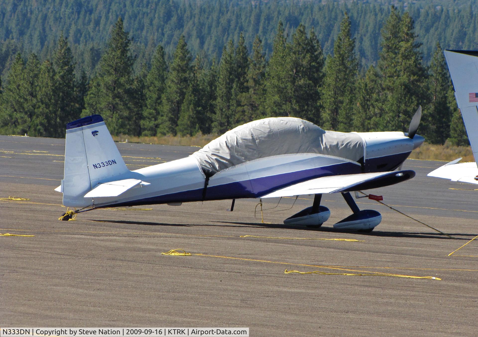 N333DN, 2005 Vans RV-8 C/N 80344, 2005 Couch Charles W VAN'S RV-8 with cover @ Tahoe-Truckee Airport, CA