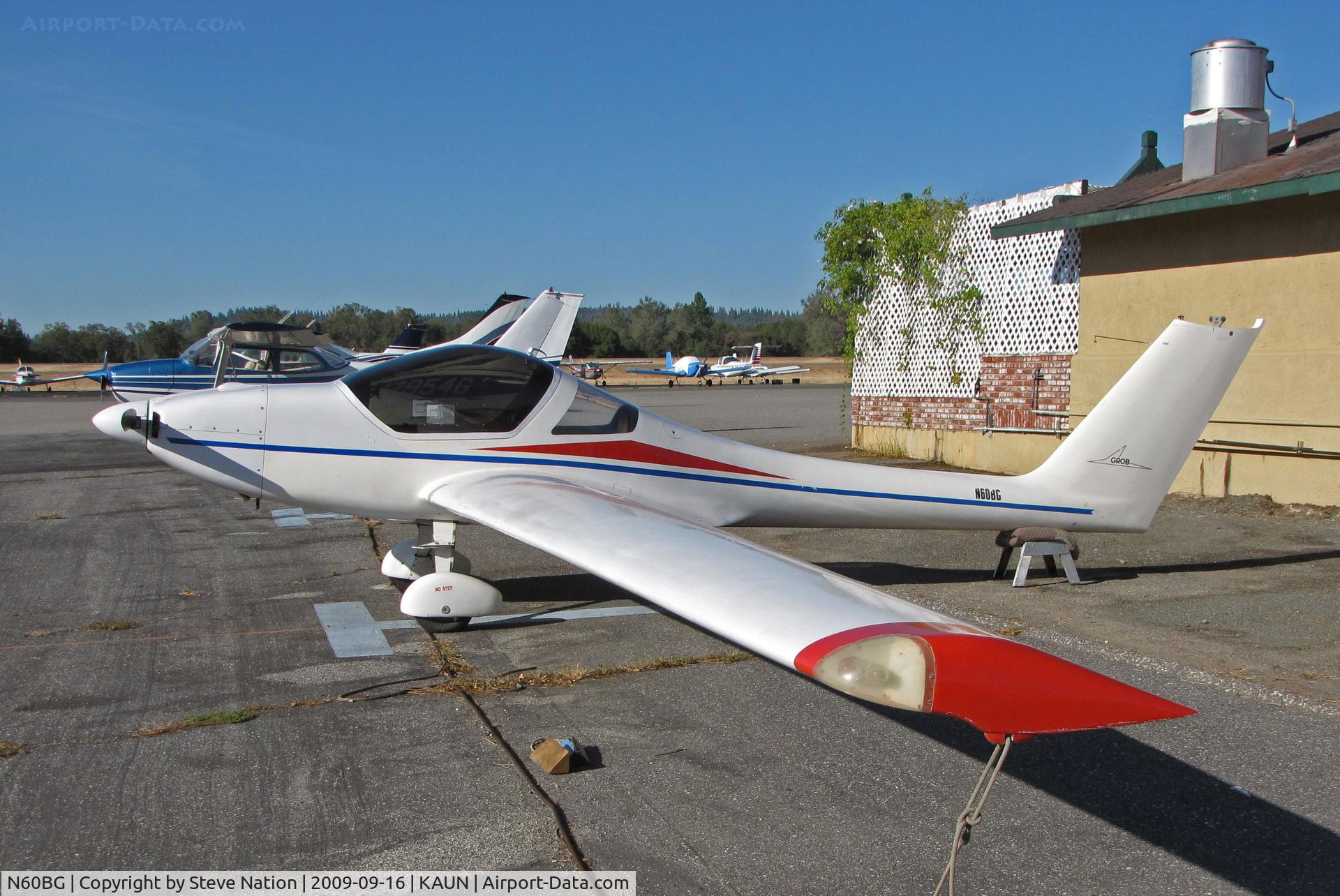 N60BG, 1981 Grob G109 C/N 6066, 1981 Burkhart Grob Flugzeugbau G109 @ Auburn, CA
