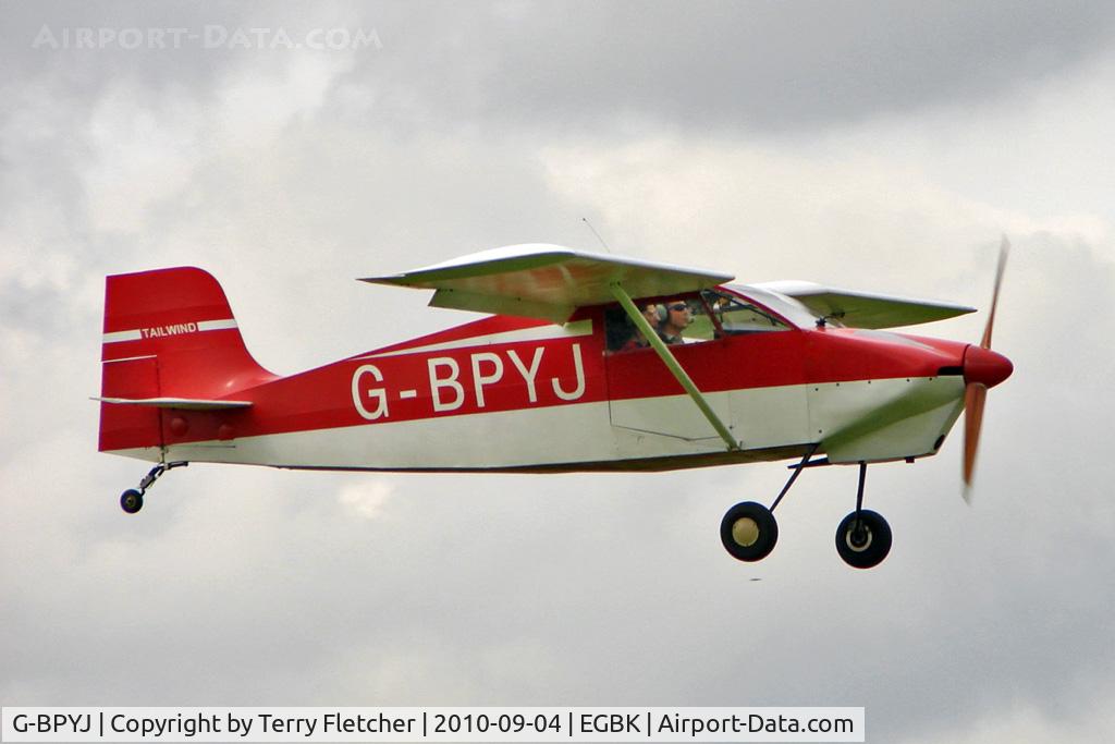 G-BPYJ, 1990 Wittman W-8 Tailwind C/N PFA 031-11028, 1990 Dixon J WITTMAN W8 TAILWIND, c/n: PFA 031-11028 at 2010 LAA National Rally