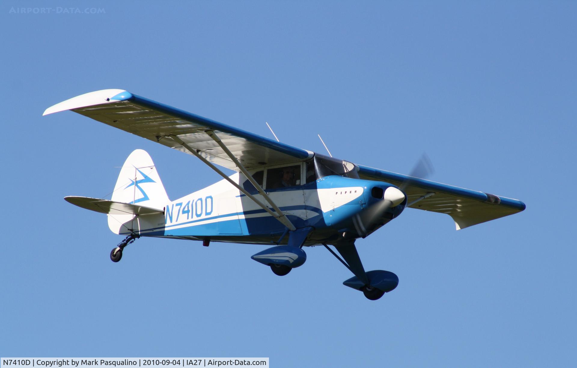 N7410D, 1957 Piper PA-22-150 C/N 22-5171, Piper PA-22-150