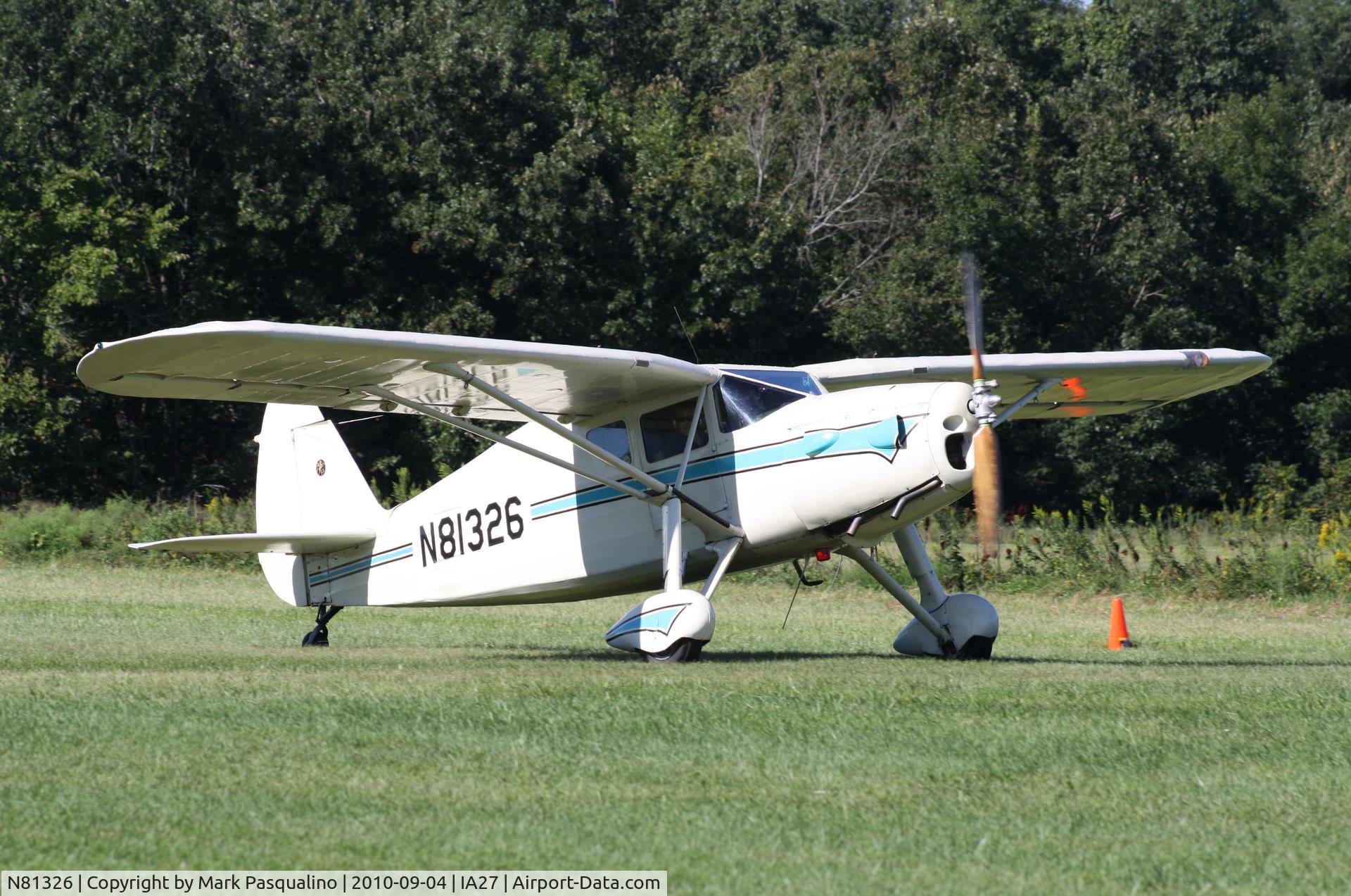 N81326, 1946 Fairchild 24R-46 C/N R46226, Fairchild 24R-46