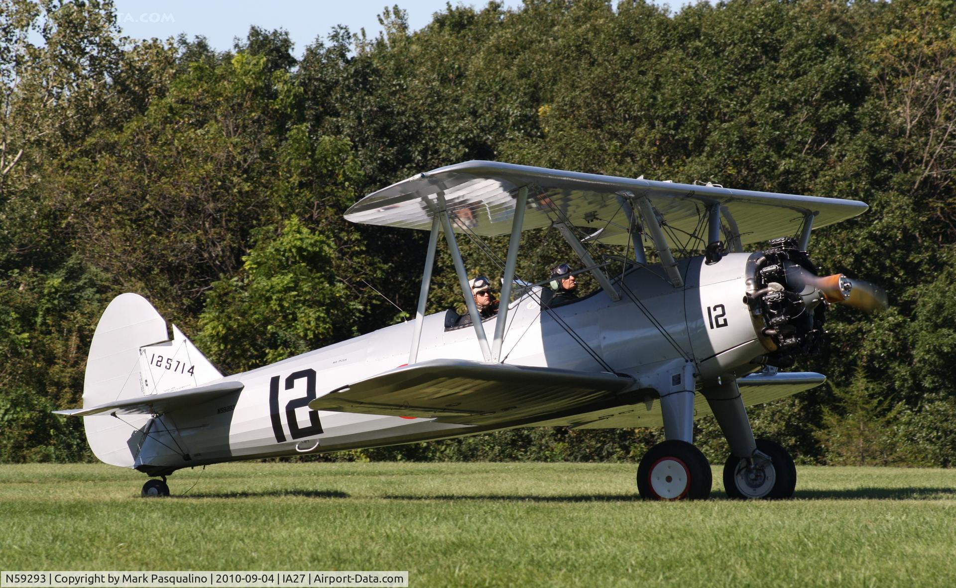 N59293, 1942 Boeing B75N1 C/N 75-3221, Stearman