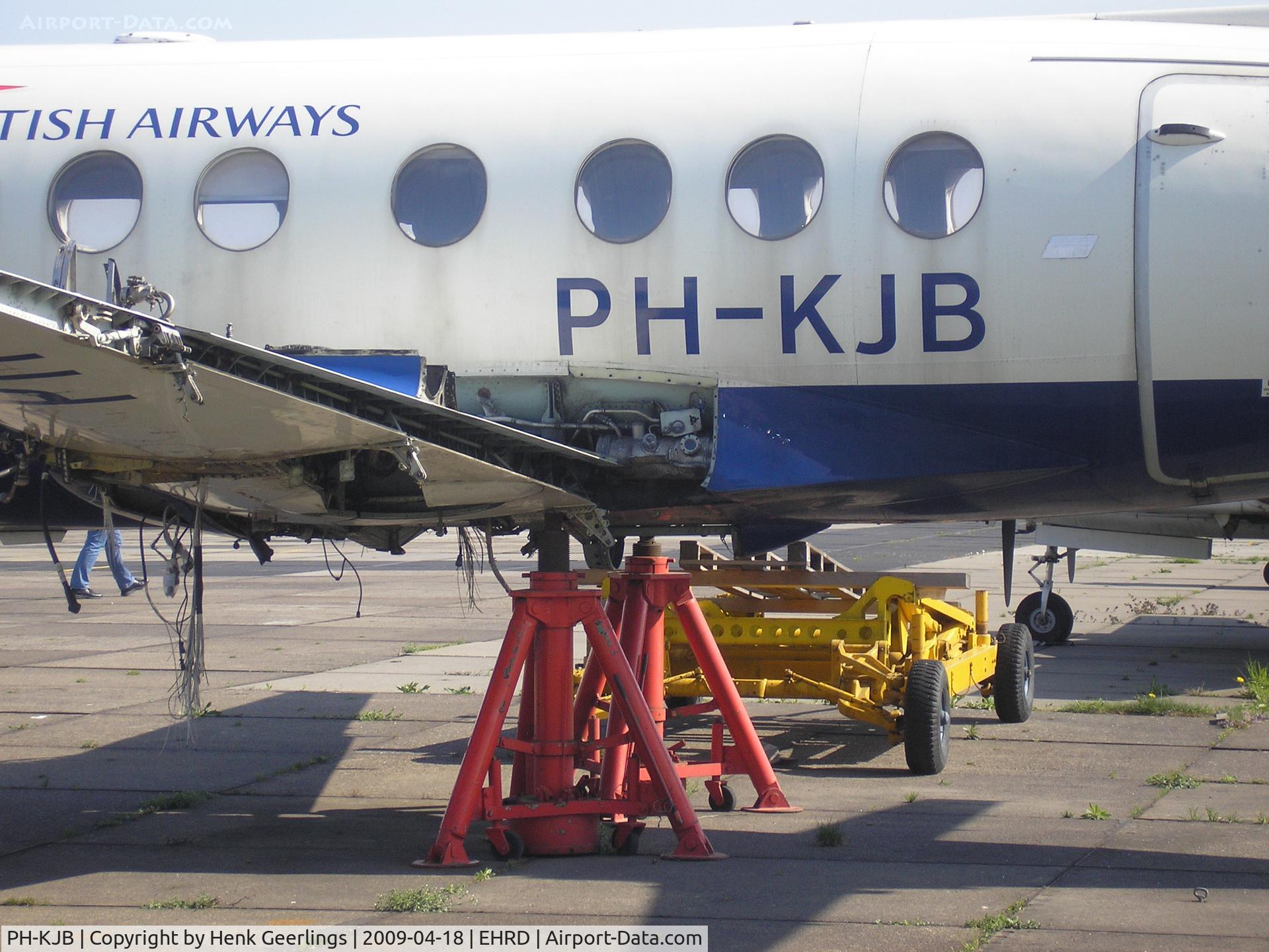 PH-KJB, 1984 British Aerospace BAe-3108 Jetstream 31 C/N 648, Derelict at Rotterdam Airport , April 2009
