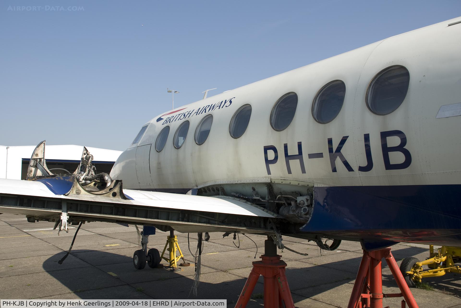 PH-KJB, 1984 British Aerospace BAe-3108 Jetstream 31 C/N 648, Derelict at Rotterdam Airport , April 2009