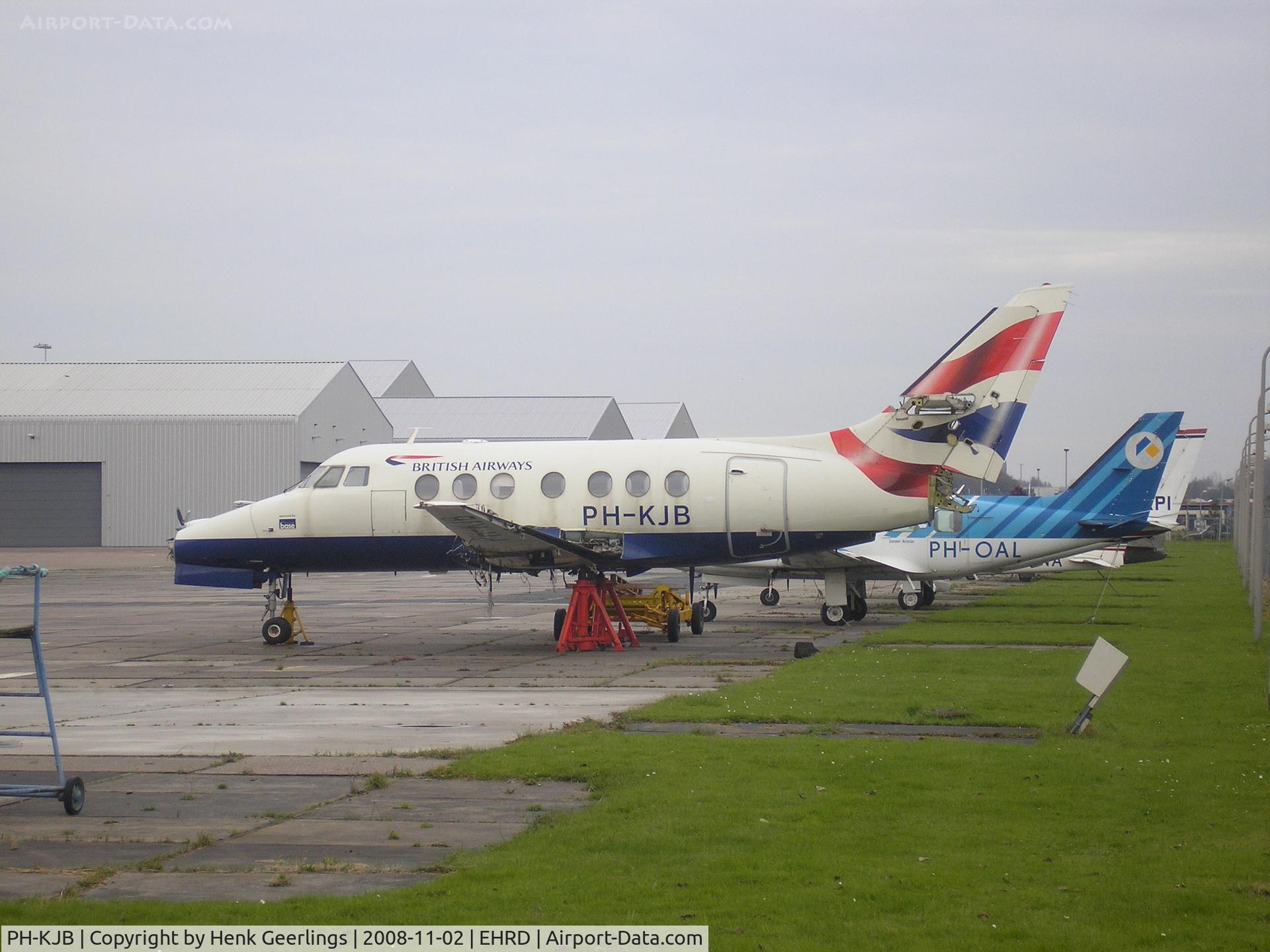 PH-KJB, 1984 British Aerospace BAe-3108 Jetstream 31 C/N 648, Derelict at Rotterdam Airport , November 2008