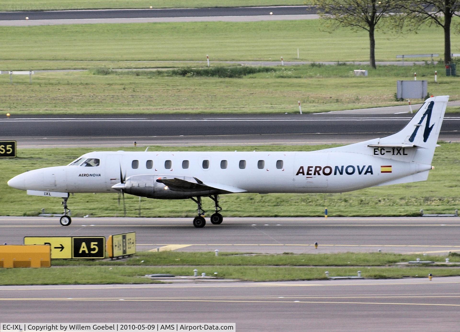 EC-IXL, 1987 Swearingen SA-226T Metro III C/N AC-689, Arrival on Schiphol airport