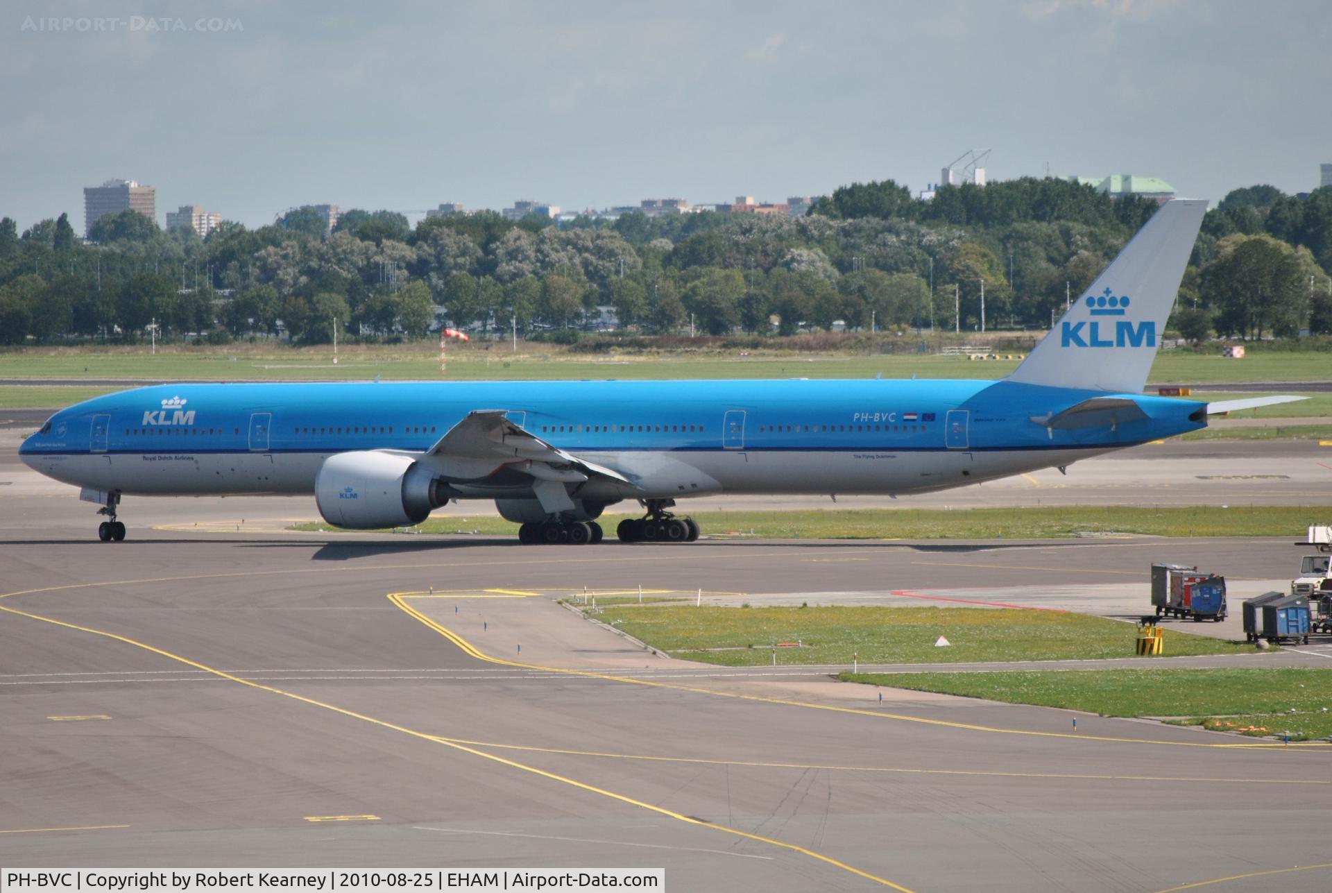 PH-BVC, 2009 Boeing 777-306/ER C/N 37582, Third B777-300 taxiing out for departure