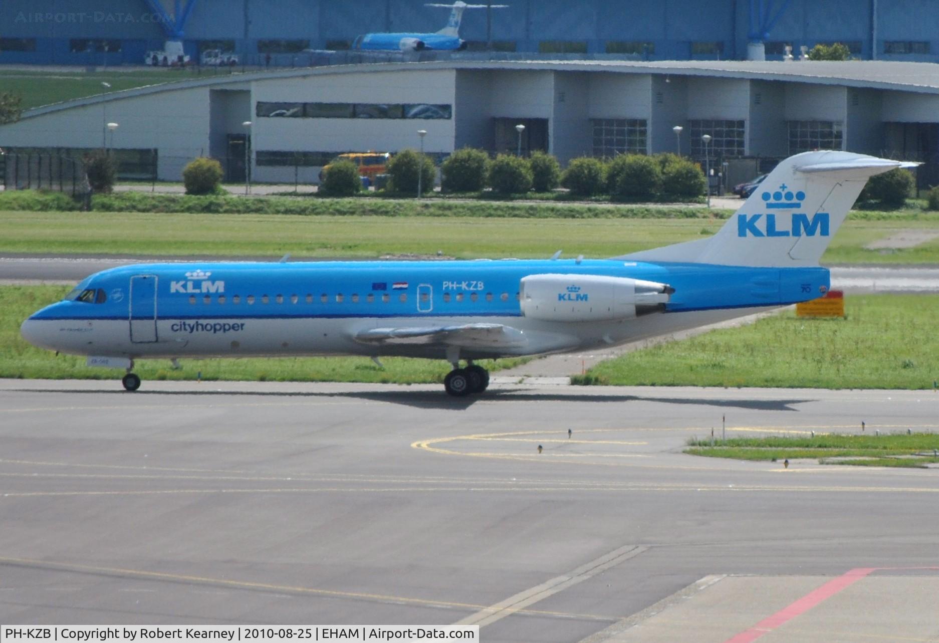 PH-KZB, 1996 Fokker 70 (F-28-070) C/N 11562, Another KLM cityhopper taxiing for departure
