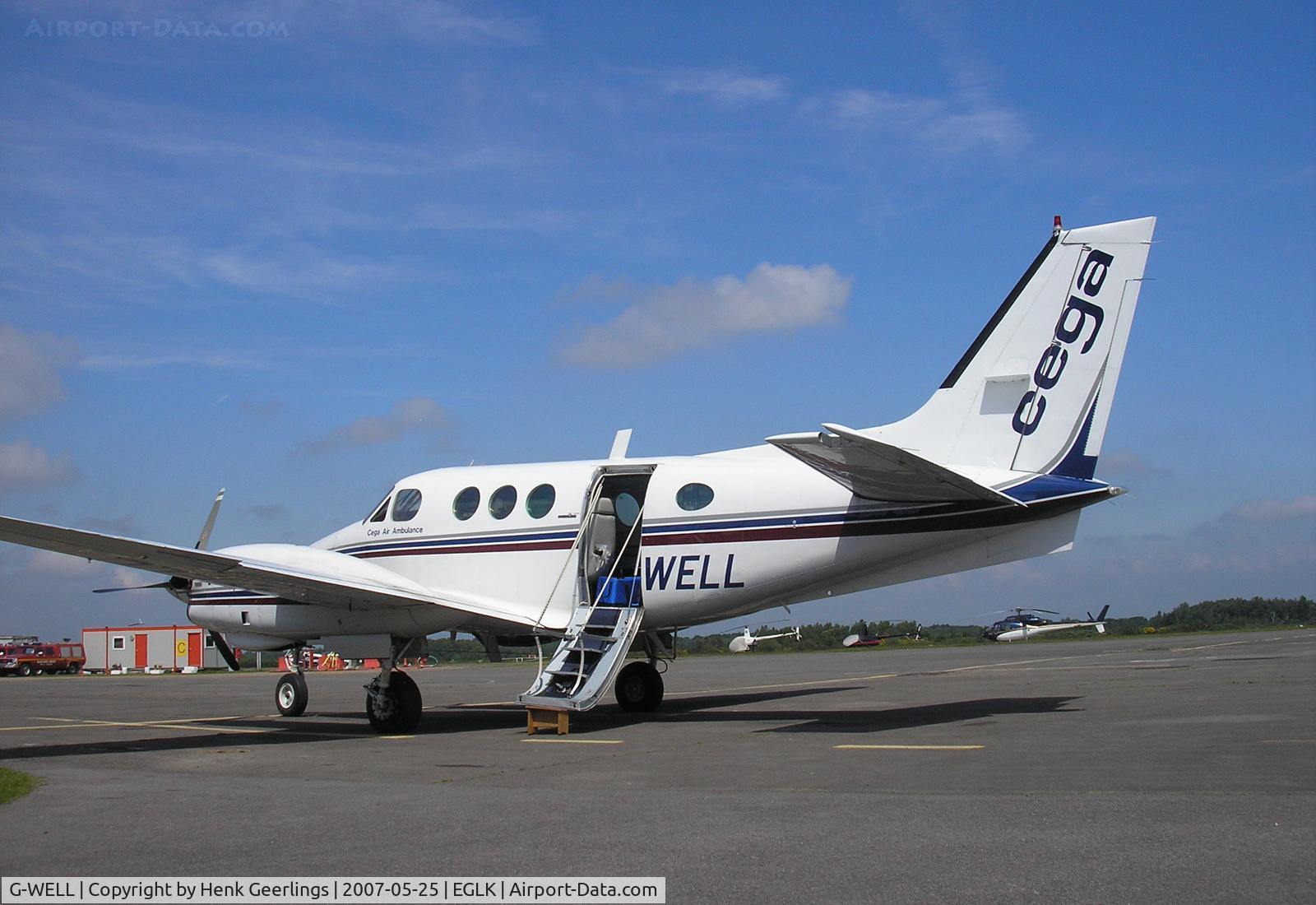 G-WELL, 1978 Beech E90 King Air C/N LW-198, Blackbushe Airport