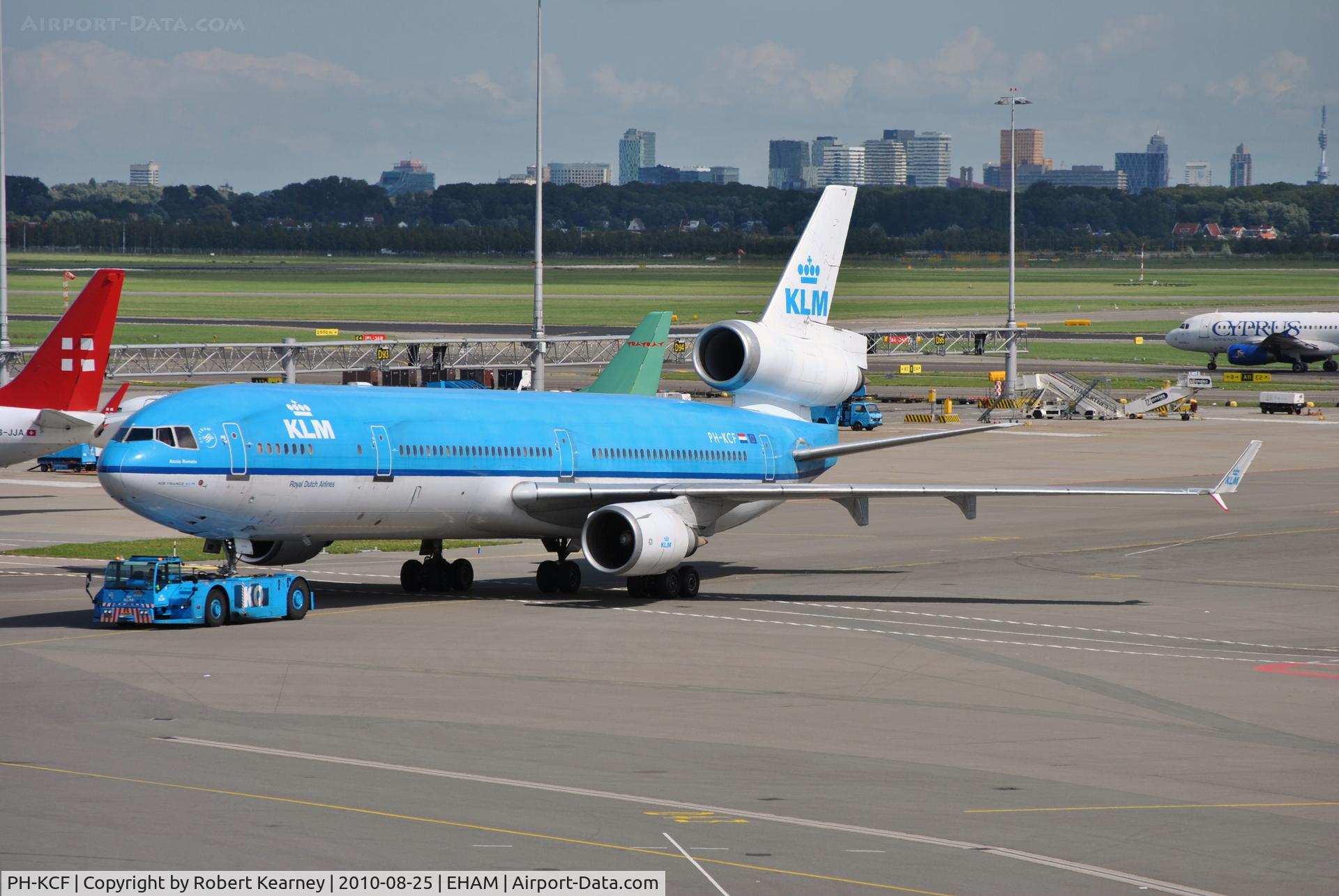 PH-KCF, 1994 McDonnell Douglas MD-11 C/N 48560, KLM heavy on push-back