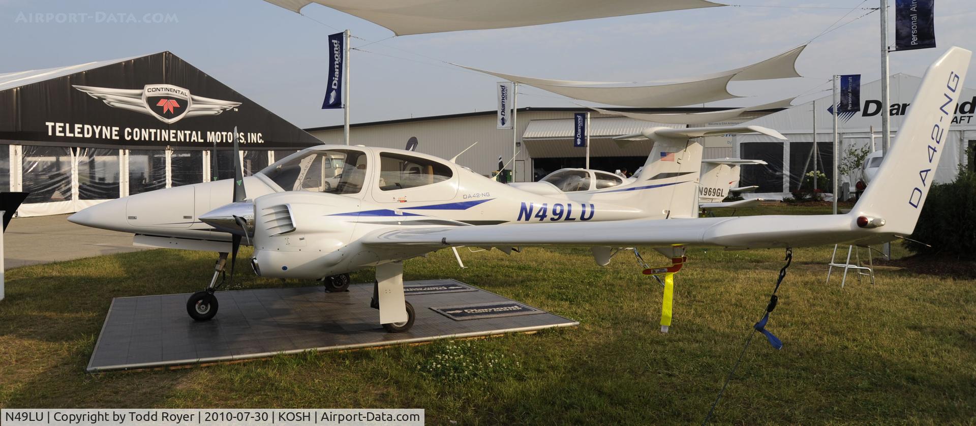 N49LU, 2007 Diamond DA-42 Twin Star C/N 42.AC079, EAA AIRVENTURE 2010