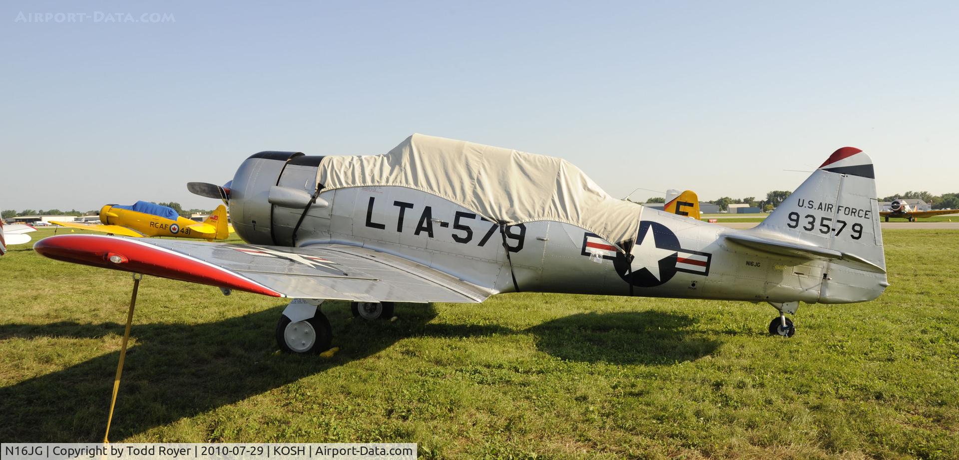 N16JG, 1942 North American AT-6C Texan C/N 88-11731, EAA AIRVENTURE 2010