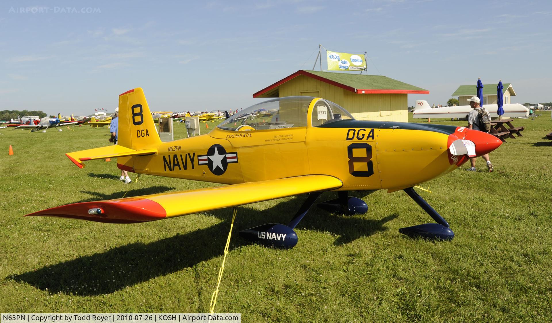 N63PN, Vans RV-8A C/N 80835, EAA AIRVENTURE 2010