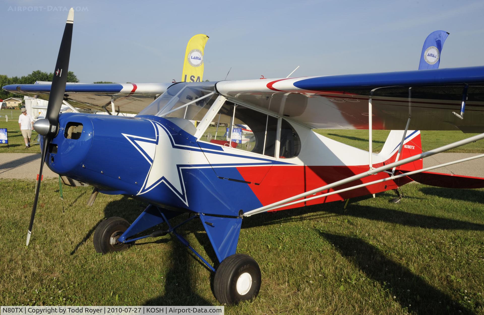 N80TX, 2007 Texas Sport Aircraft Co TX-11 C/N TX-1001, EAA AIRVENTURE 2010
