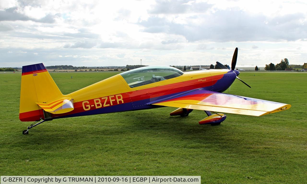G-BZFR, 2000 Extra EA-300L C/N 203, Parked in the visitors area at Kemble